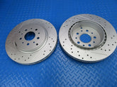 Maserati Gran Turismo Gt rear brake rotors TopEuro 2 pcs #7348